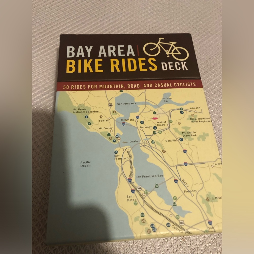 Bay Area Bike Rides Deck by Ray Hosler - 657 $8 FIRM